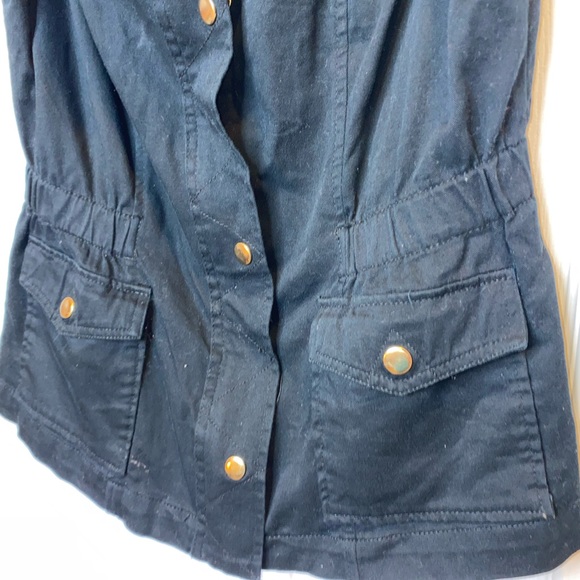 INC International Concepts Convertible Black Faux-Fur Vest, 3 in 1 Size XS - Picture 15 of 16